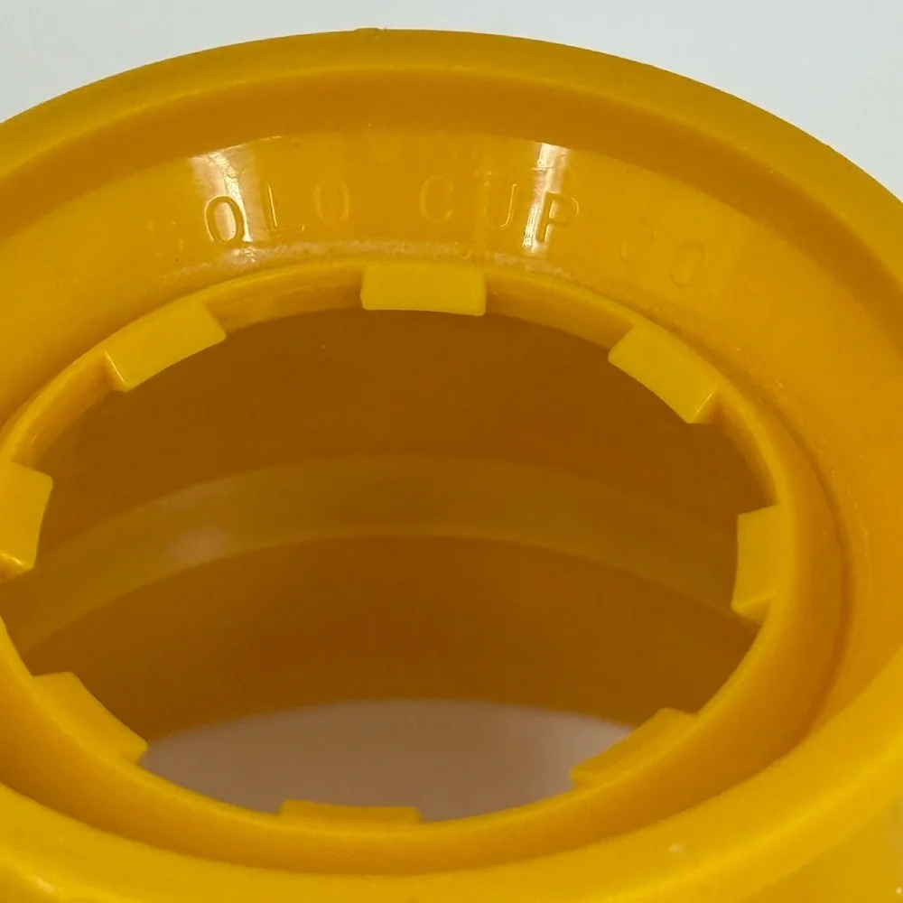 Solo Cozy Cup‎ Holders Harvest Yellow Lot of 9 Vintage Retro Camping Movie MCM